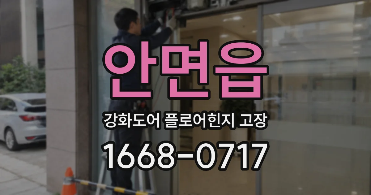 안면읍 강화도어 플로어힌지 고장