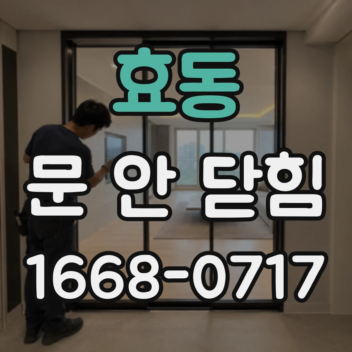 효동 문 안 닫힘