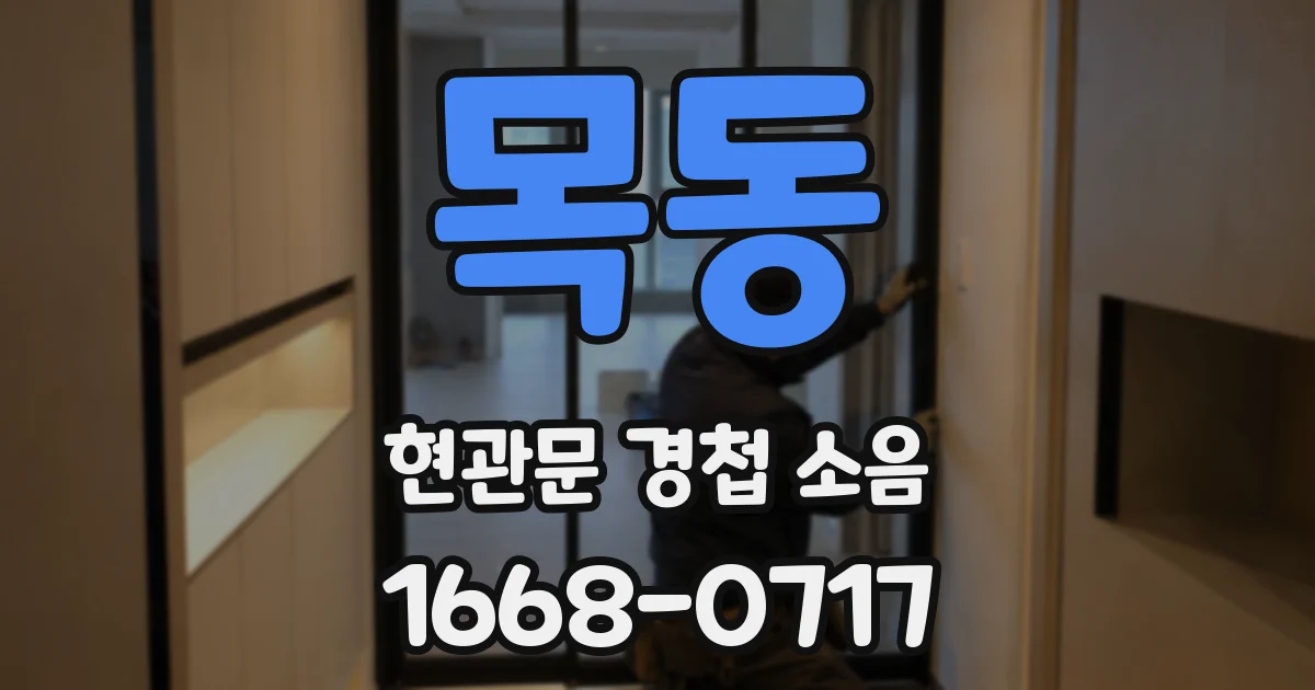 목동 현관문 경첩 소음