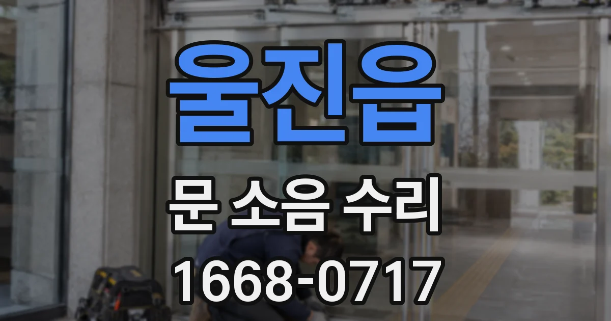 울진읍 문 소음 수리