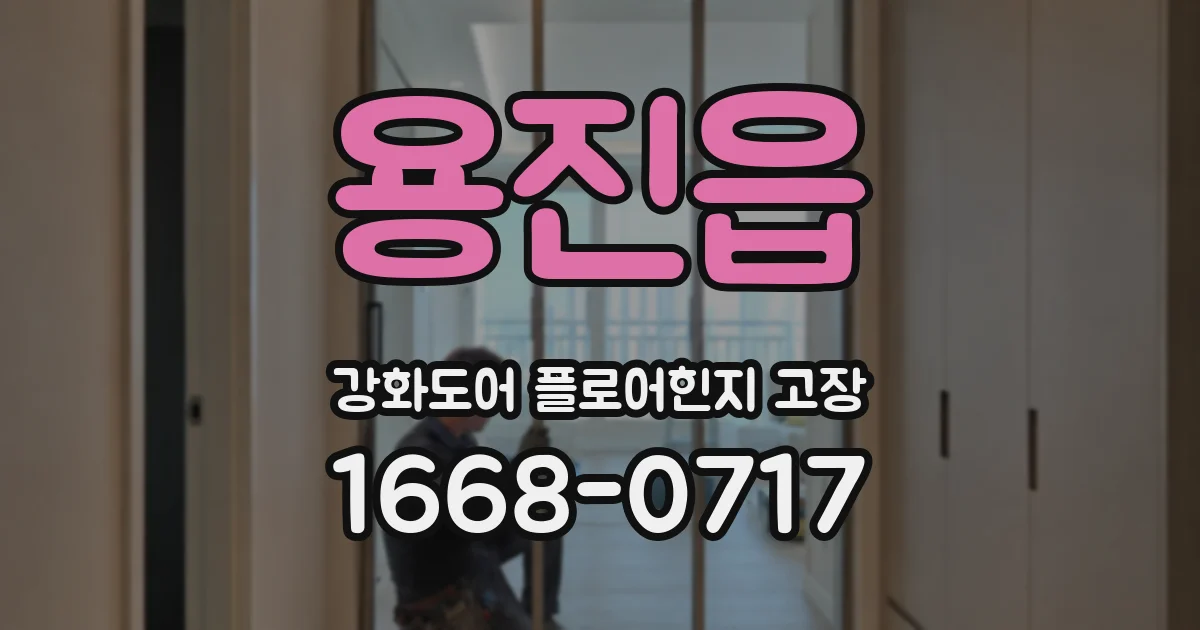 용진읍 강화도어 플로어힌지 고장