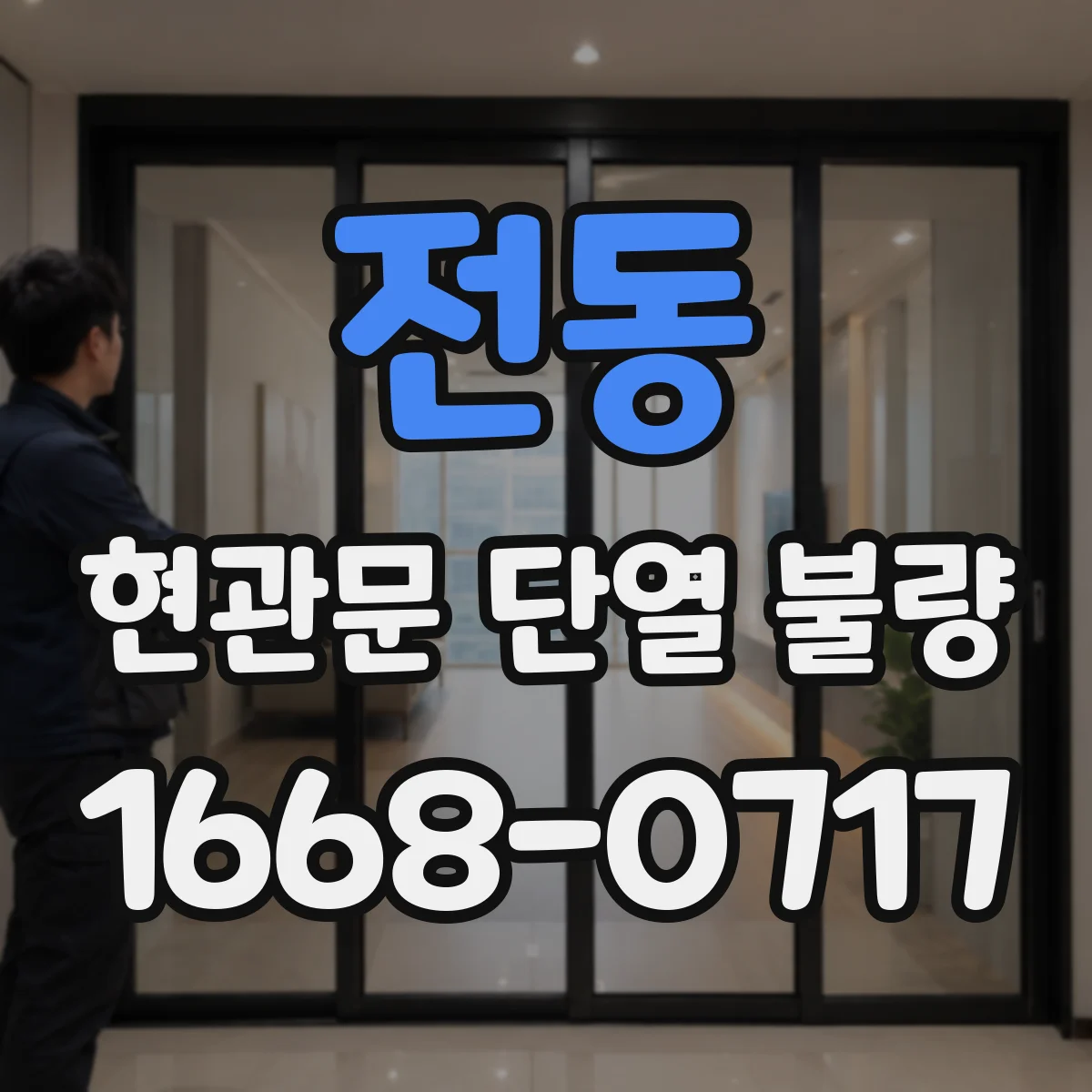 전동 현관문 단열 불량