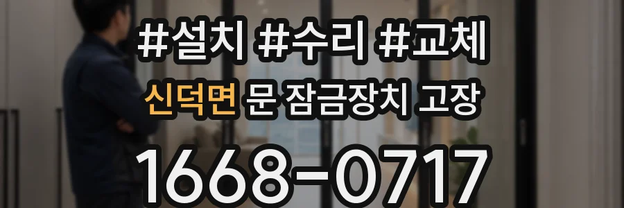 신덕면 문 잠금장치 고장