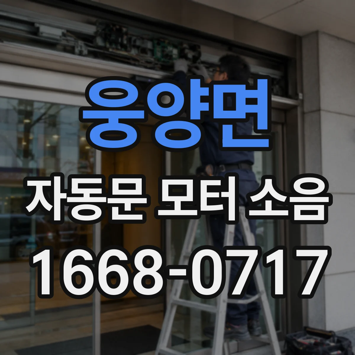 웅양면 자동문 모터 소음
