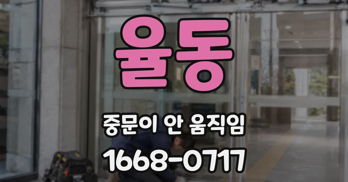 율동 중문이 안 움직임