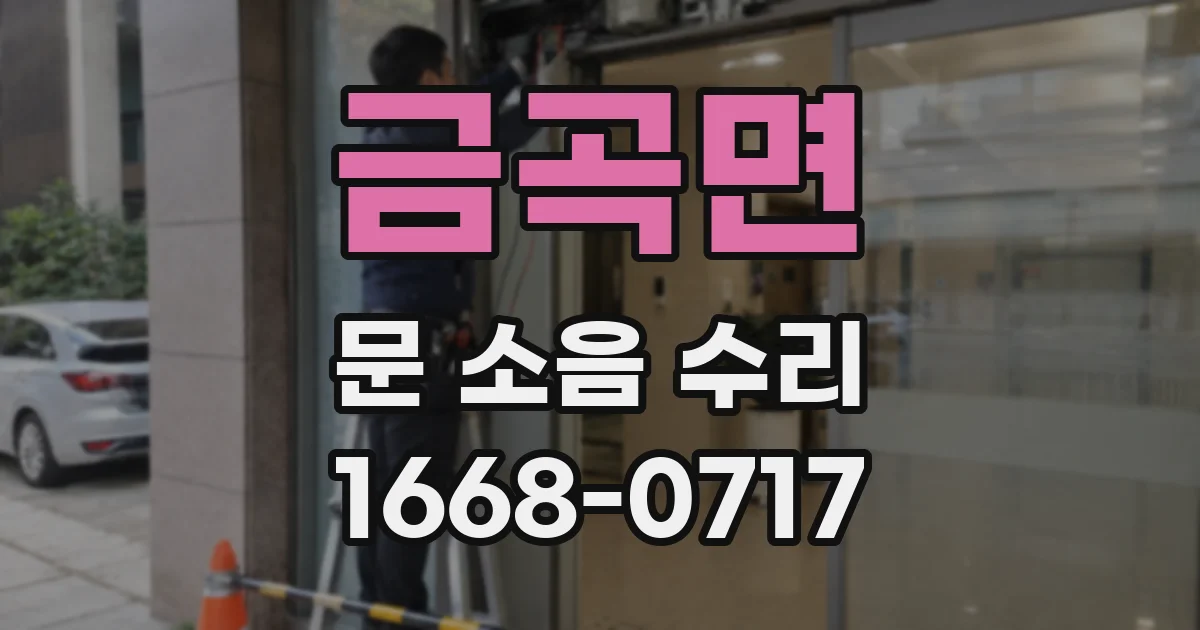 금곡면 문 소음 수리