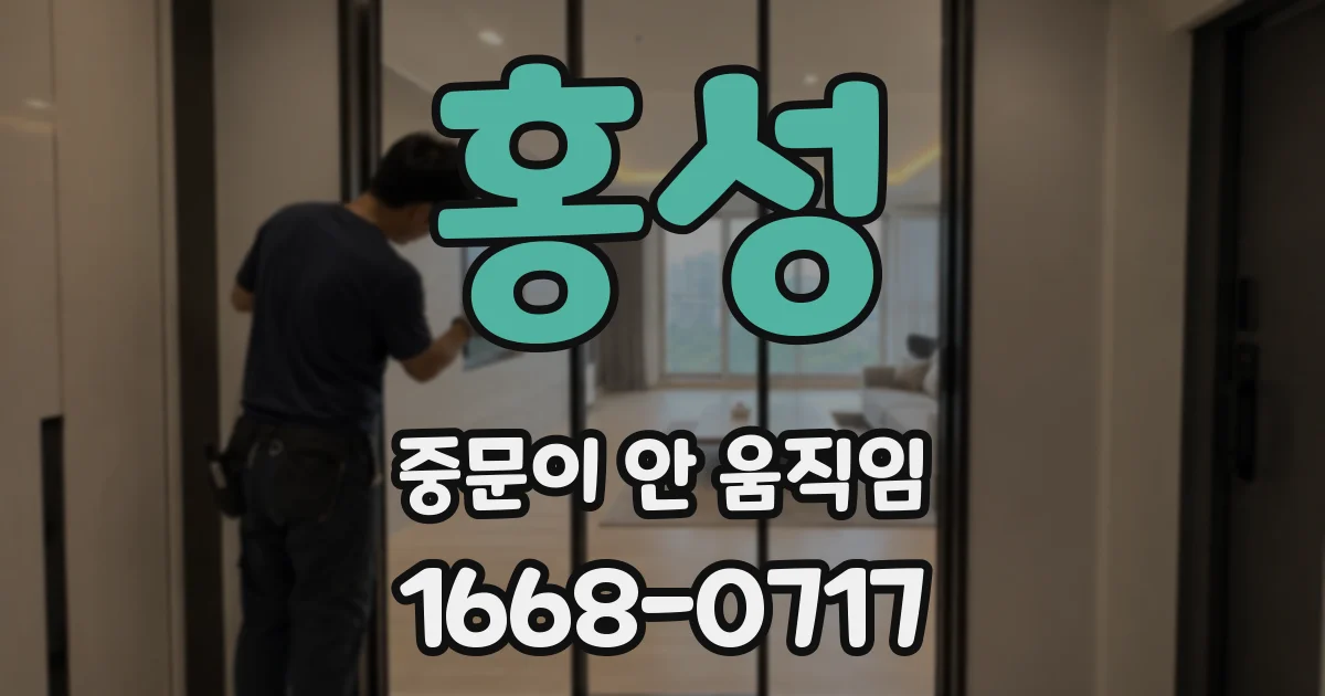 홍성 중문이 안 움직임