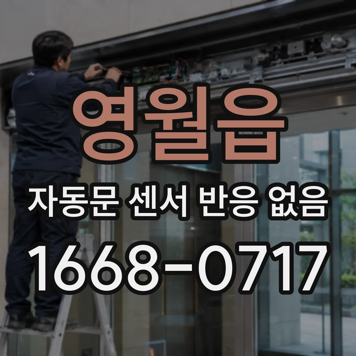 영월읍 자동문 센서 반응 없음
