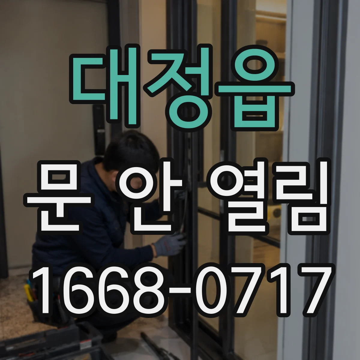 대정읍 문 안 열림