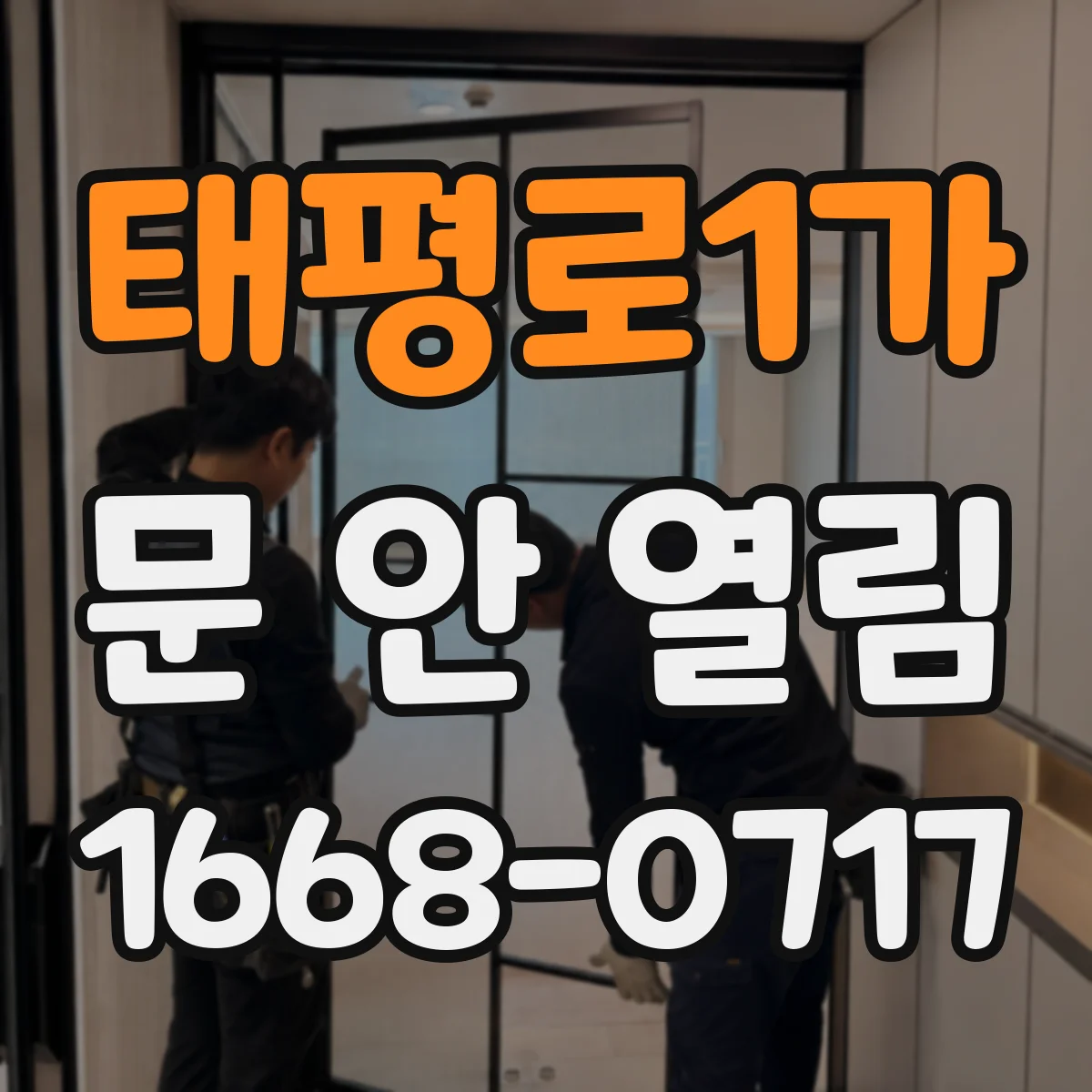 태평로1가 문 안 열림