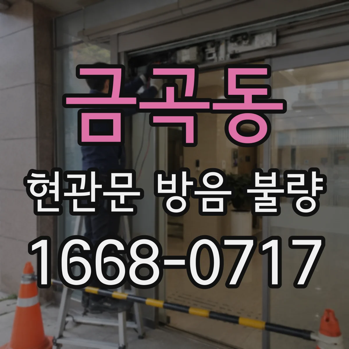 금곡동 현관문 방음 불량