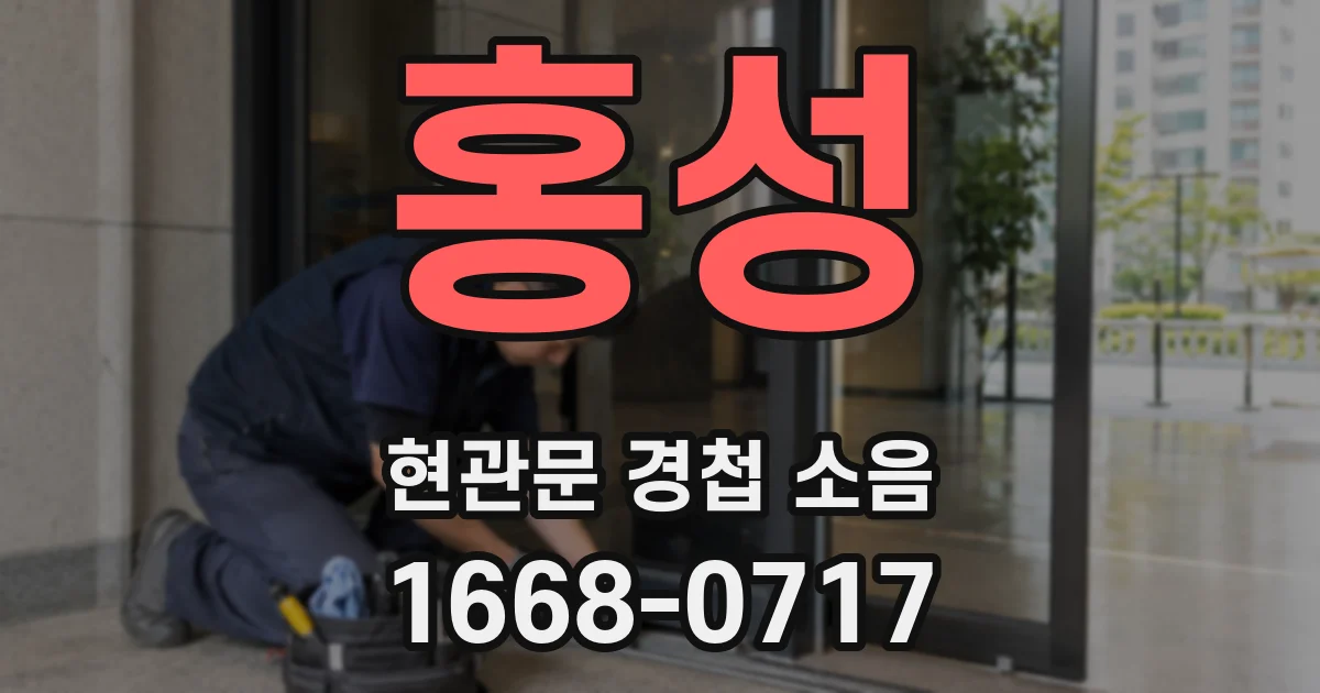 홍성 현관문 경첩 소음