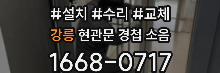 강릉 현관문 경첩 소음