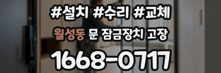 월성동 문 잠금장치 고장