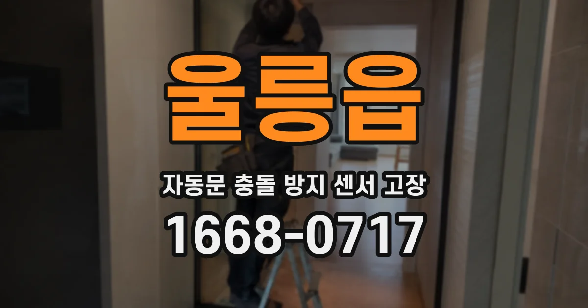 울릉읍 자동문 충돌 방지 센서 고장