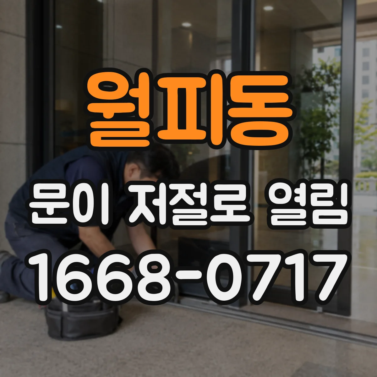 월피동 문이 저절로 열림