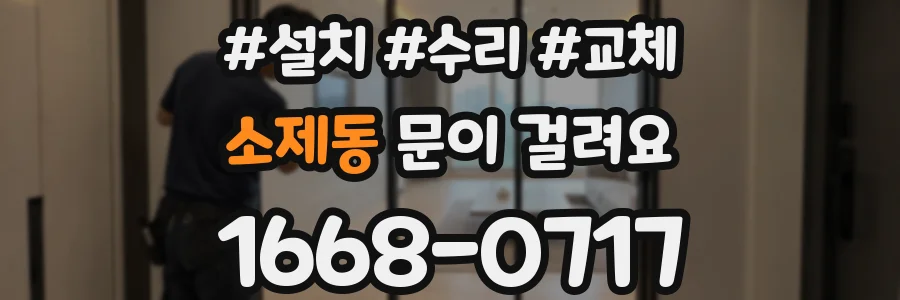 소제동 문이 걸려요