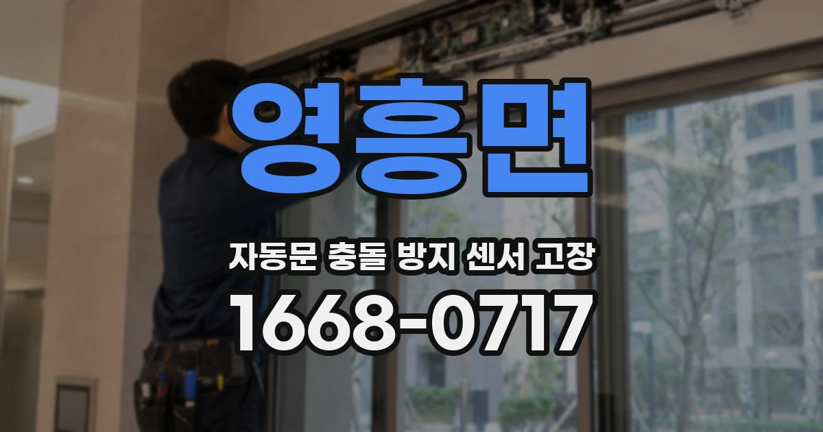 영흥면 자동문 충돌 방지 센서 고장