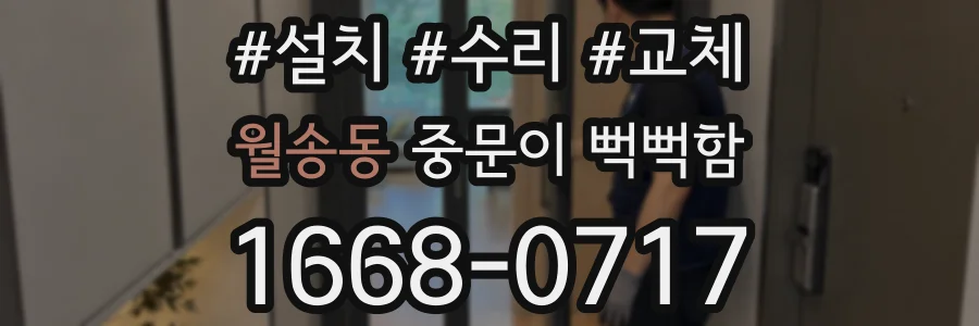 월송동 중문이 뻑뻑함