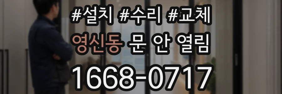 영신동 문 안 열림