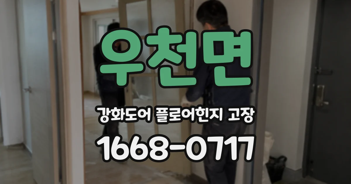 우천면 강화도어 플로어힌지 고장