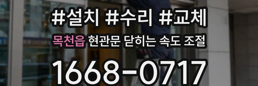 목천읍 현관문 닫히는 속도 조절