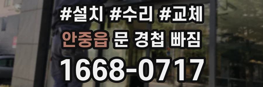 안중읍 문 경첩 빠짐