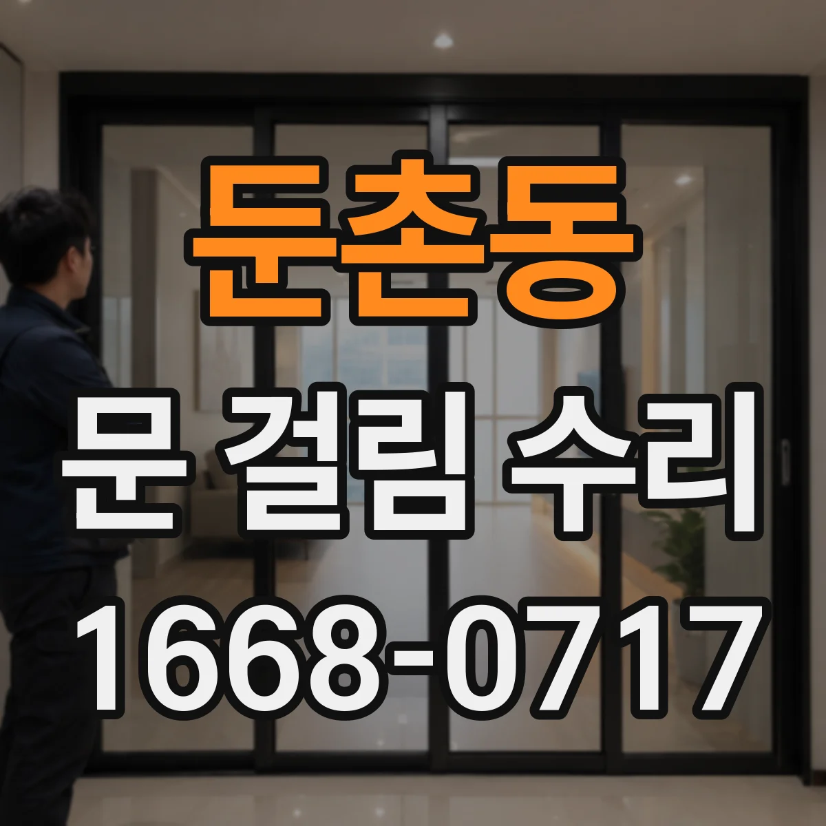 둔촌동 문 걸림 수리
