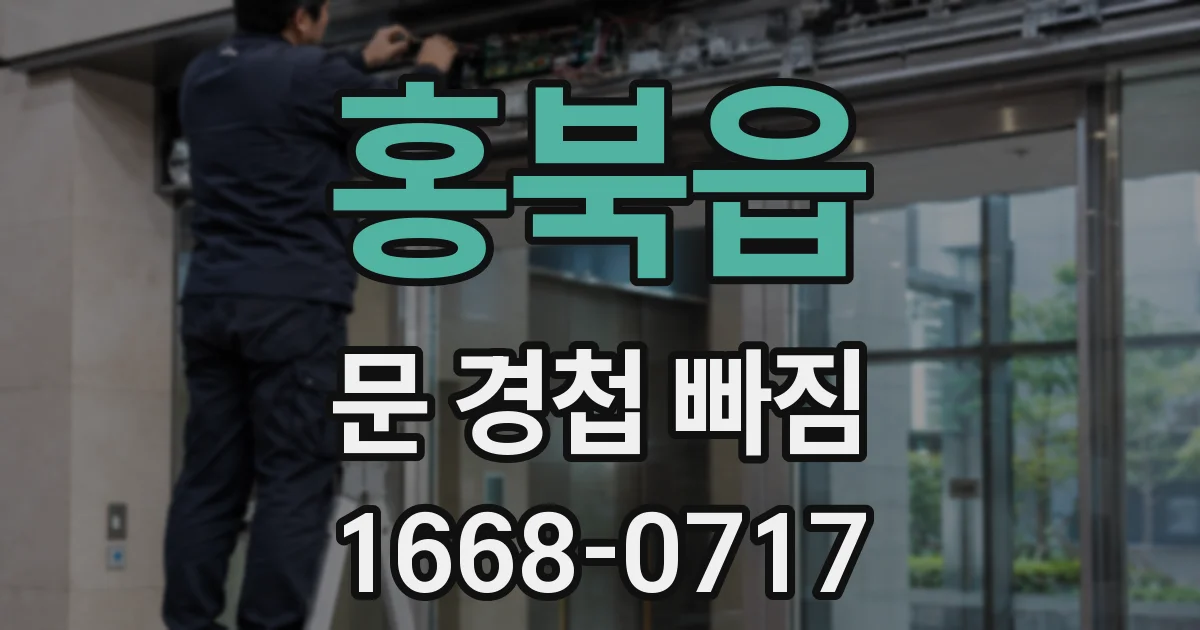 홍북읍 문 경첩 빠짐