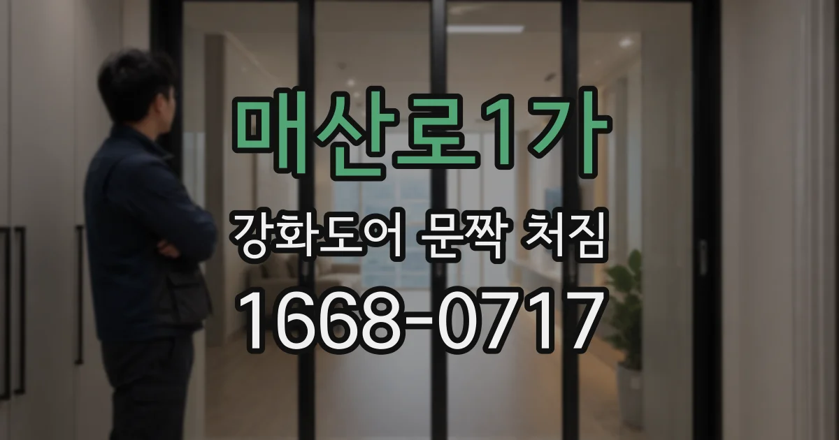 매산로1가 강화도어 문짝 처짐