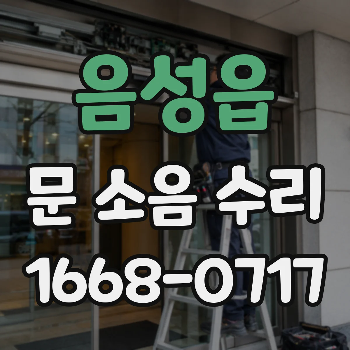음성읍 문 소음 수리