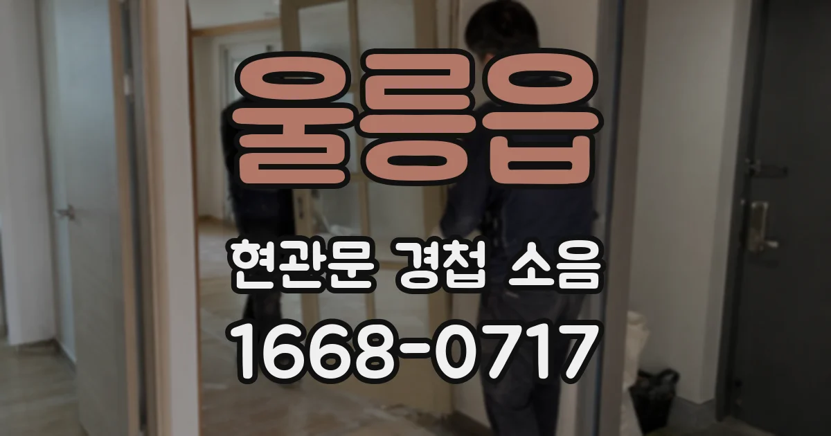 울릉읍 현관문 경첩 소음