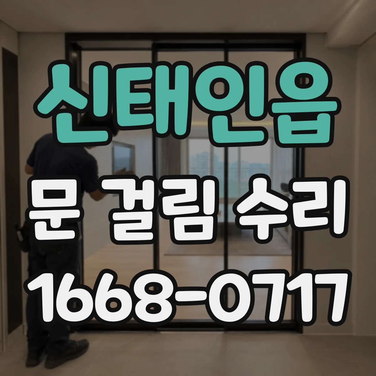 신태인읍 문 걸림 수리