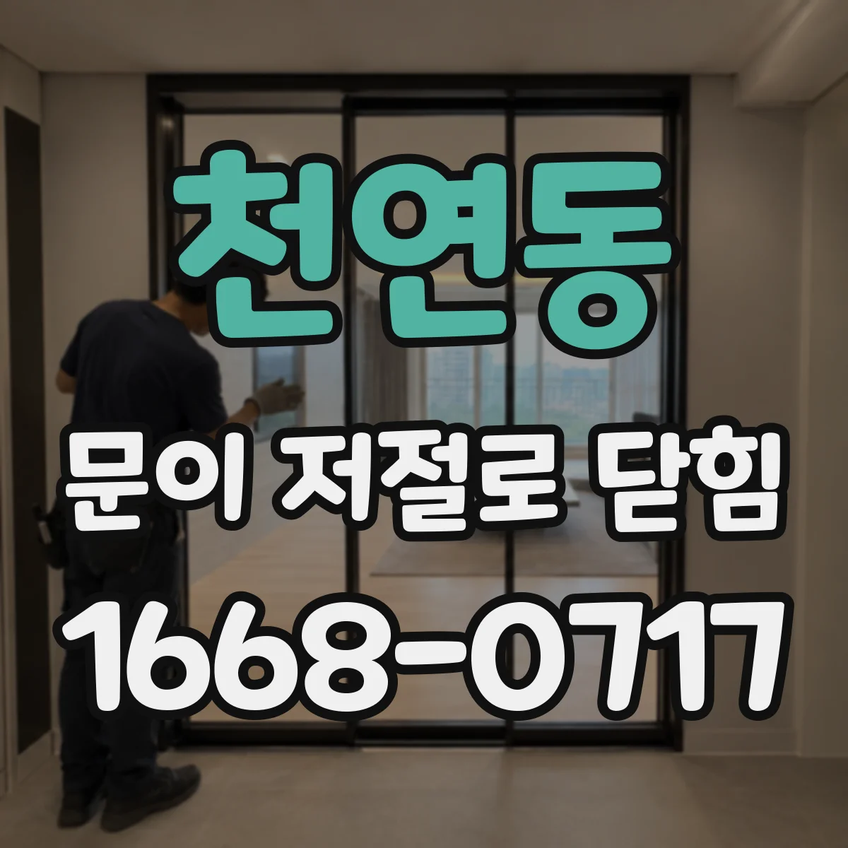 천연동 문이 저절로 닫힘