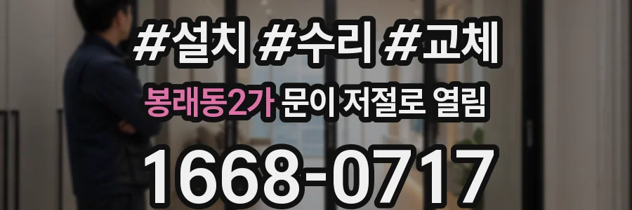 봉래동2가 문이 저절로 열림