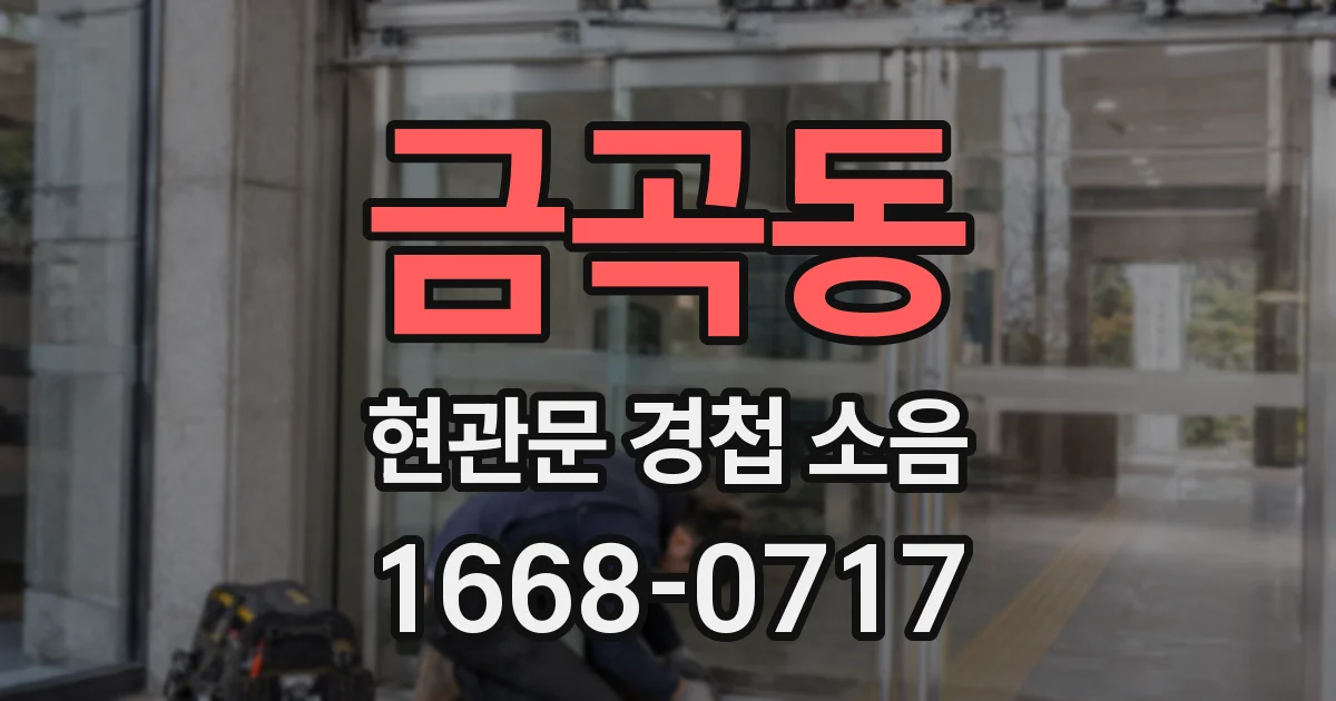 금곡동 현관문 경첩 소음