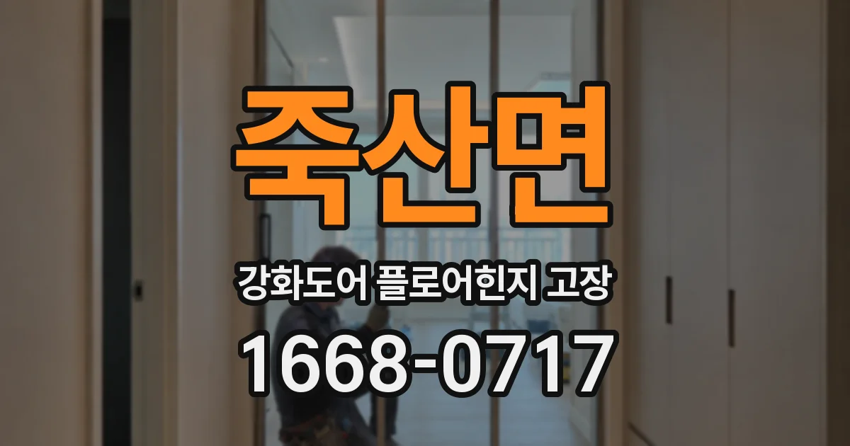 죽산면 강화도어 플로어힌지 고장