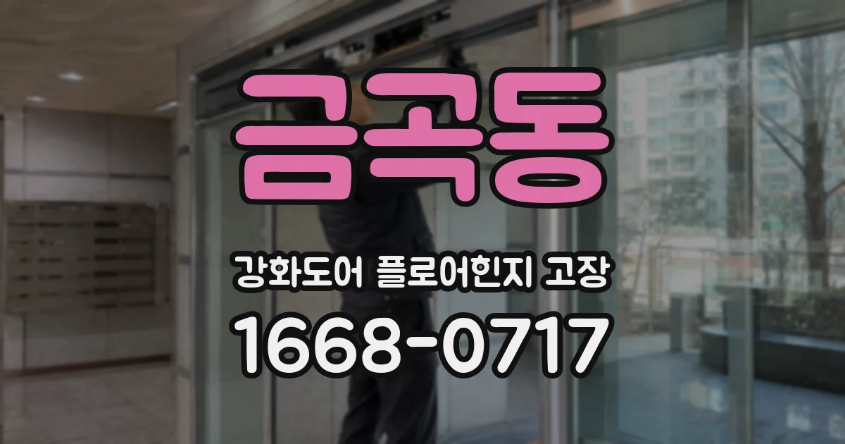 금곡동 강화도어 플로어힌지 고장