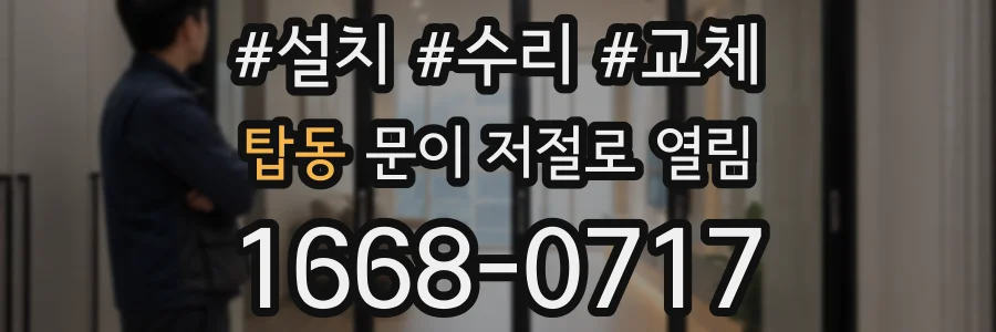 탑동 문이 저절로 열림