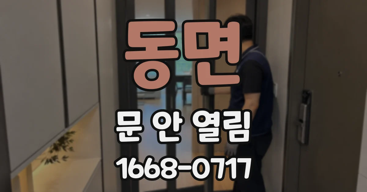 동면 문 안 열림