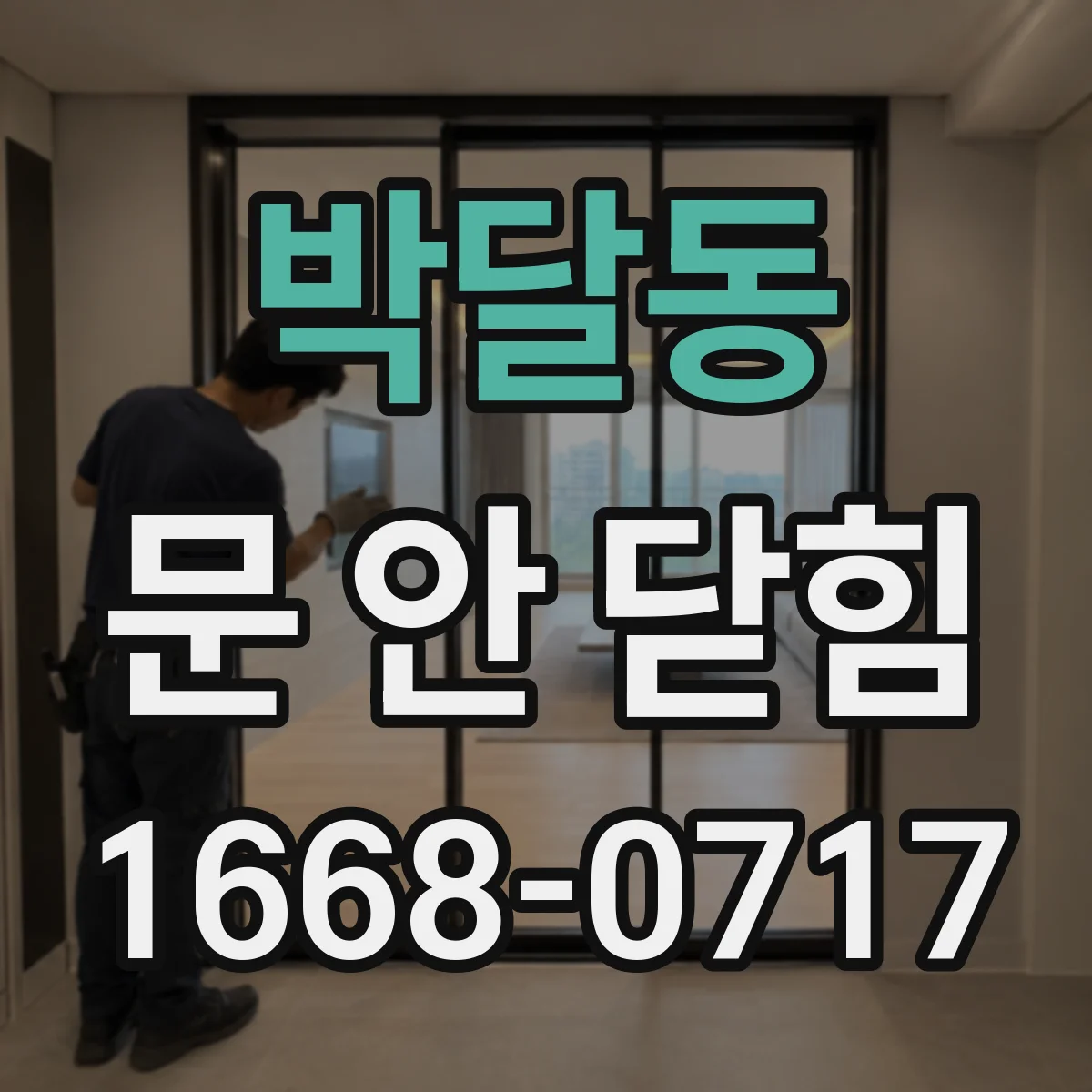 박달동 문 안 닫힘
