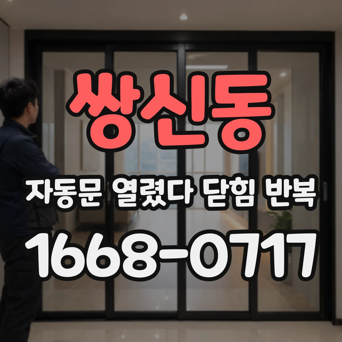 쌍신동 자동문 열렸다 닫힘 반복 현상은 문이 한 번 열리고 곧바로 닫히거나, 중간에 멈춘 상태에서 다시 열리며 이어질 수 있습니다.