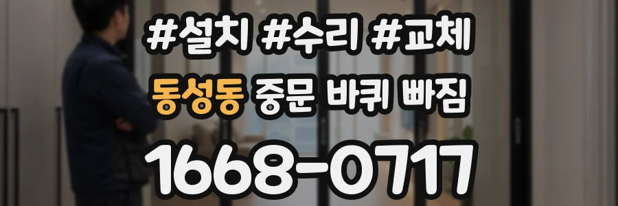 동성동 중문 바퀴 빠짐