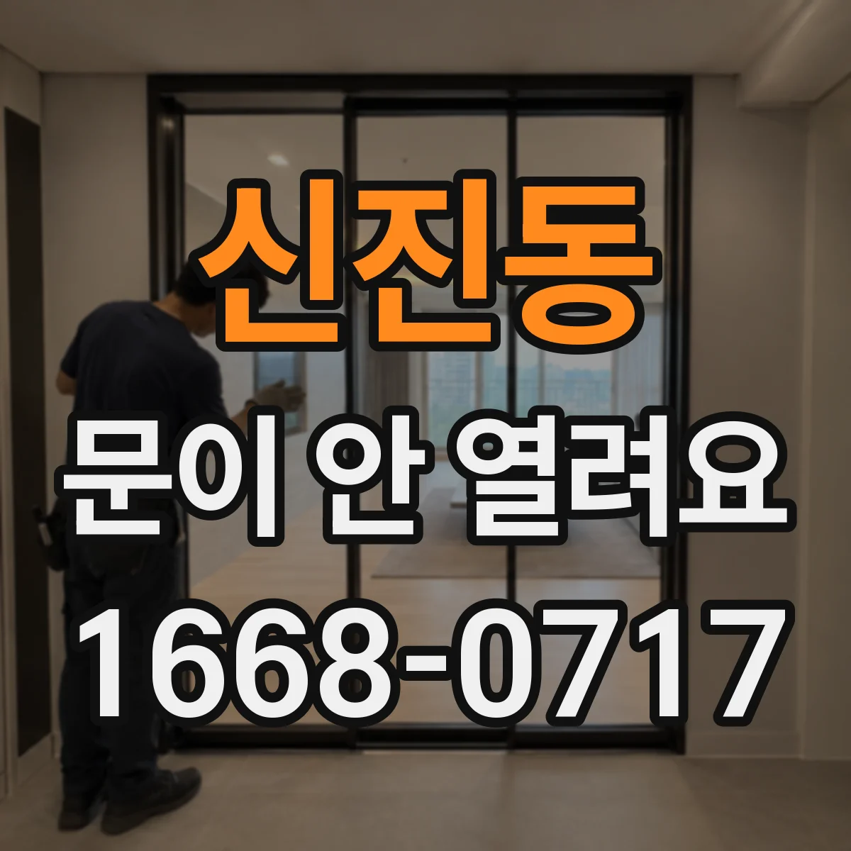 신진동 문이 안 열려요