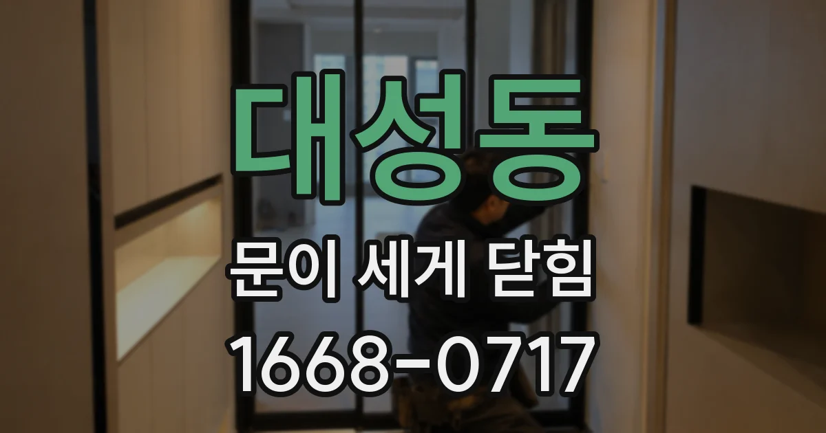 대성동 문이 세게 닫힘