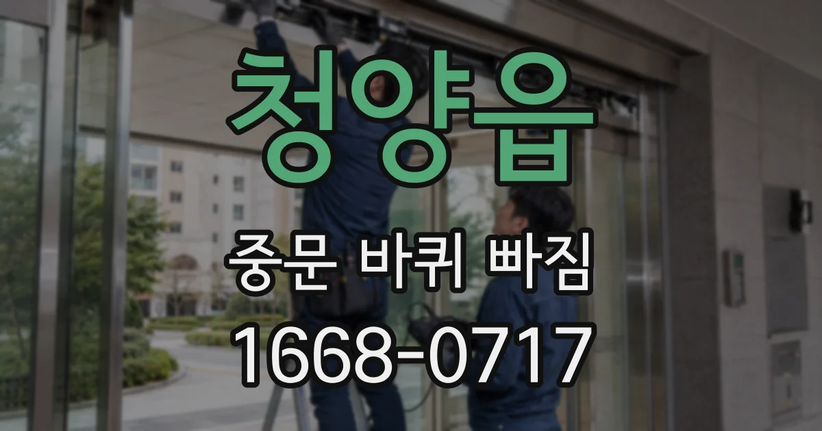 청양읍 중문 바퀴 빠짐