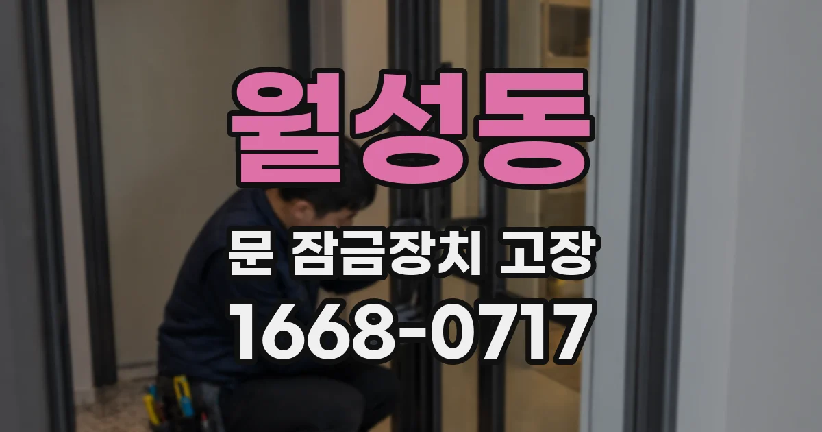 월성동 문 잠금장치 고장