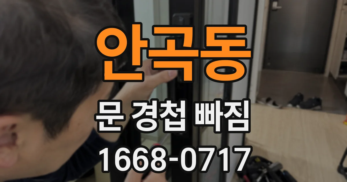 안곡동 문 경첩 빠짐