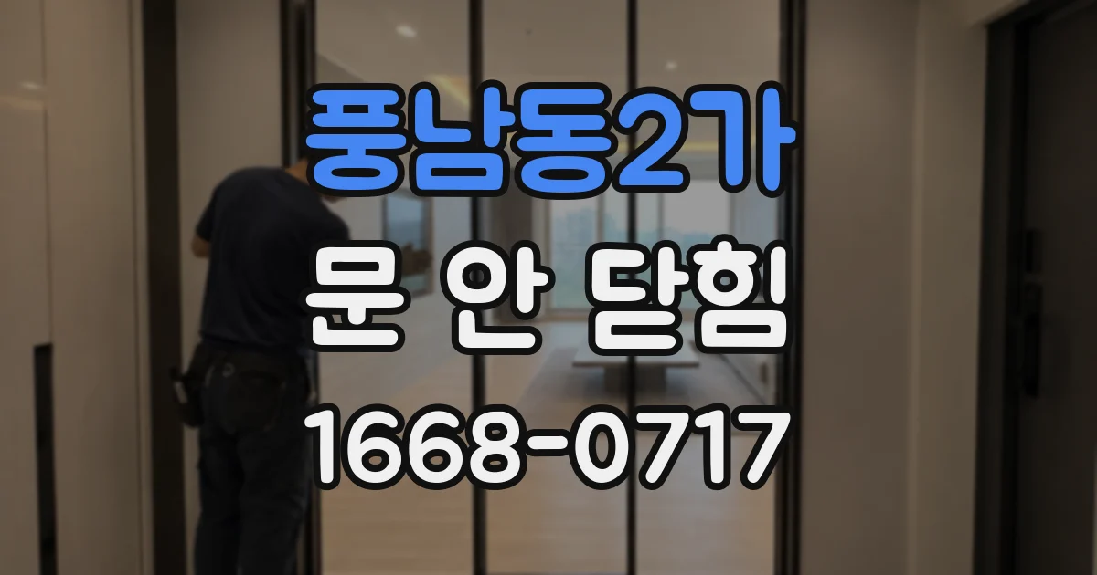 풍남동2가 문 안 닫힘