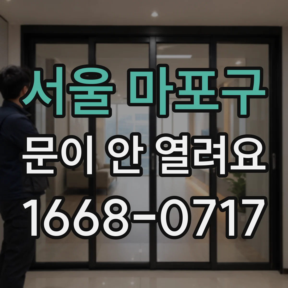 서울 마포구 문이 안 열려요 남은 시간 때문에 자동으로 잠겨요